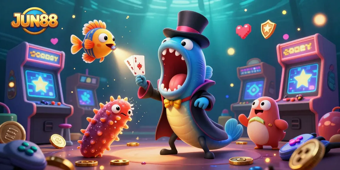 Engage in JUN88's thrilling deep-sea magical game world with bioluminescent creatures!
