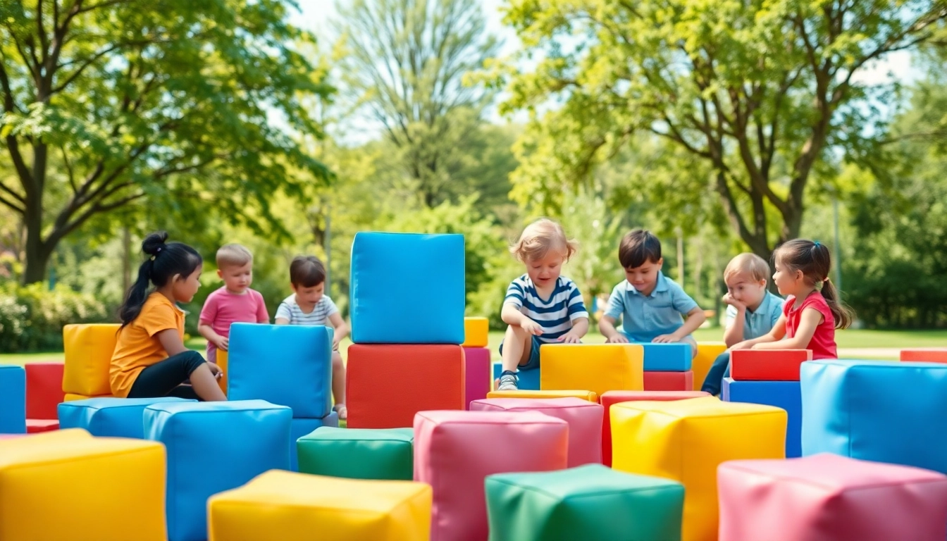 Creative Play with Soft Building Blocks: Inspiring Imagination in Children